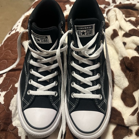 Converse Kids Black and White Sneakers - Picture 4 of 6